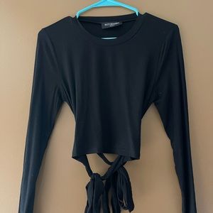 Kittenish Ribbed Crop Top